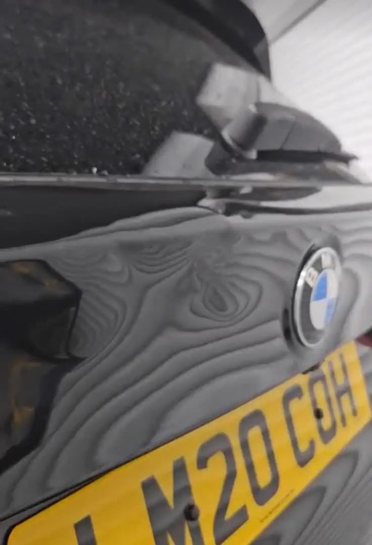 After — BMW rear panel